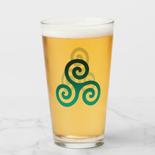 グリーントリスケレ タンブラーグラス (ドリンク正面)