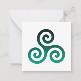 グリーントリスケレ ノートカード