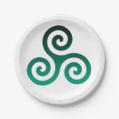 グリーントリスケレ ペーパープレート (正面)