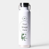 グリーントレックスザボスディノ ウォーターボトル (正面)