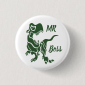 グリーントレックスザボスディノ 缶バッジ (正面)