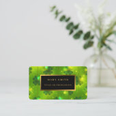 グリーントレンディーセントパトリックのデイクローバーコレクション 名刺 (スタンド正面)