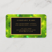 グリーントレンディーセントパトリックのデイクローバーコレクション 名刺 (裏面)