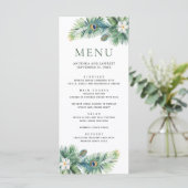 グリーントロピカルインディアンピーコックフェザー結婚ズ メニュー (スタンド正面)