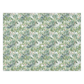 グリーントロピカルジャングルバナナツリーストレリツィア テーブルクロス (正面(横))