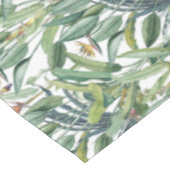 グリーントロピカルジャングルバナナツリーストレリツィア テーブルクロス (アングル)