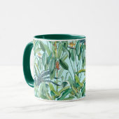 グリーントロピカルジャングルバナナツリーストレリツィア マグカップ (正面左)