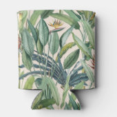 グリーントロピカルジャングルバナナツリーストレリツィア 缶クーラー (裏面)