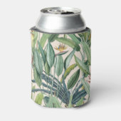 グリーントロピカルジャングルバナナツリーストレリツィア 缶クーラー (缶裏面)