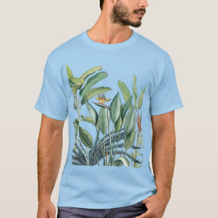 グリーントロピカルジャングルバナナツリーストレリツィア Tシャツ