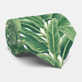 グリーントロピカルバナナ葉ナ ネクタイ (ロール)