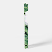 グリーントロピカルバナナ葉ナ iPhoneケース (左側面)