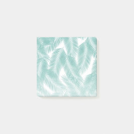 グリーントロピカルパーム葉のパターン ポストイット