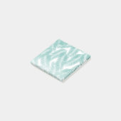 グリーントロピカルパーム葉のパターン ポストイット (アングル)