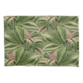グリーントロピカルパーム 枕カバー (正面左)