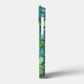 グリーントロピカル葉ビーチタオル Case-Mate iPhoneケース (裏面 / 左)