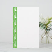 グリーントロンボーン文房具 便箋 (スタンド正面)