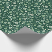 グリーントワインスパイアイルツリーズホリデー ラッピングペーパー (角)