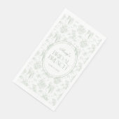 グリーントワール フラワーベース ヴィンテージ ブライダルシャワー ウェルカム (コーナー)