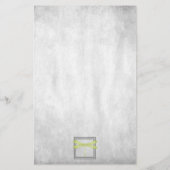 グリーントンボパーソナライズされたイ文房具 便箋 (裏面)