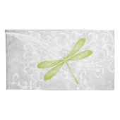 グリーントンボパーソナライズされたイ枕ケース 枕カバー (裏面-右)