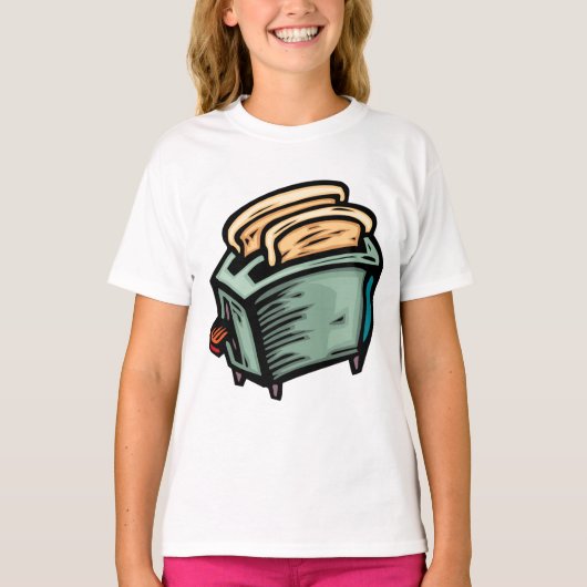 グリーントースターガールズTシャツ Tシャツ (正面)