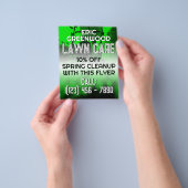 グリーントー気にンモダンインスパイアン チラシ (手)