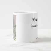 グリーンドアとバラ – マーサズヴィネヤード ジャンボコーヒーマグカップ (正面)