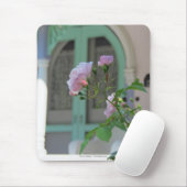 グリーンドアとバラ – マーサズヴィネヤード マウスパッド (マウス)