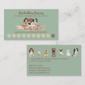 グリーンドッグウォーカーロイヤリティ割引ポー 名刺 (正面/裏面)