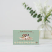 グリーンドッグウォーカーロイヤリティ割引ポー 名刺 (スタンド正面)