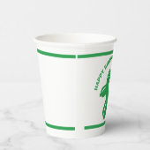 グリーンドッグバルーン動物パーソナライズされたパーティー 紙コップ (右)