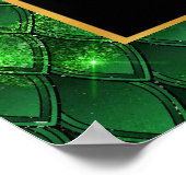 グリーンドラゴンはかりで測金ゴールドバースデーパーティーへようこそ ポスター (角)