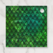 グリーンドラゴンはかりで測金ゴールド誕生日ありがとう フェイバータグ (裏面)