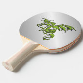 グリーンドラゴンオンシルバー 卓球ラケット (正面アングル)