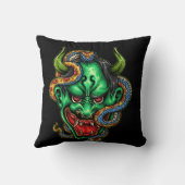 グリーンドラゴンタトゥー クッション (裏面)