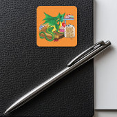 グリーンドラゴンパティシシェフ スクエアシール