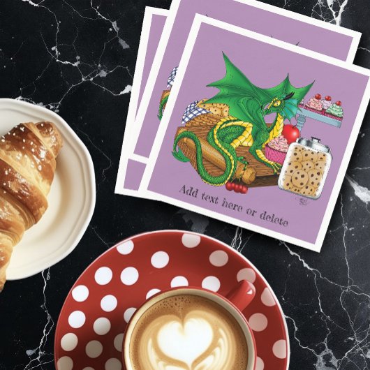 グリーンドラゴンパティシシェフ スタンダードカクテルナプキン