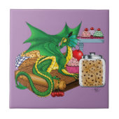 グリーンドラゴンパティシシェフ タイル (正面)