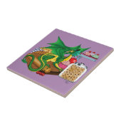 グリーンドラゴンパティシシェフ タイル (側面)