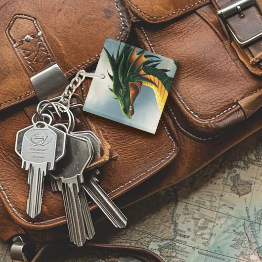 グリーンドラゴンファンタジー キーホルダー