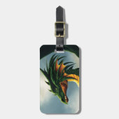 グリーンドラゴンファンタジー ラゲッジタグ (正面縦)