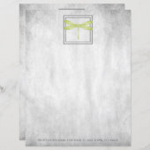 グリーンドラゴンフライパーソナライズされた紙シート (正面/裏面)