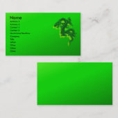 グリーンドラゴンプロファイルカード 名刺 (正面/裏面)