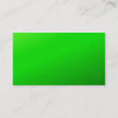 グリーンドラゴンプロファイルカード 名刺 (裏面)