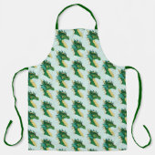 グリーンドラゴンポートレート エプロン (正面)