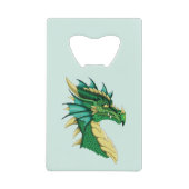 グリーンドラゴンポートレート クレジットカード栓抜き (正面)