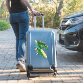 グリーンドラゴンポートレート シール (スーツケースインサイチュ)