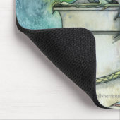 グリーンドラゴンマウスパッドバイモリーハリソン マウスパッド (コーナー)