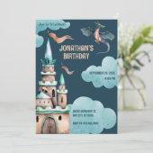 グリーンドラゴン城の誕生日 招待状 (スタンド正面)